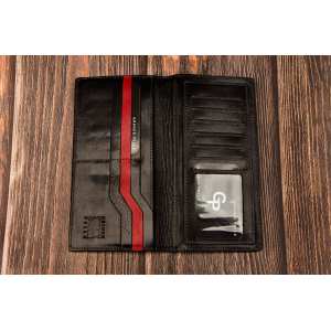 Портмоне Uccello, чорний (глянець)