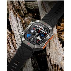 Тактичний смарт годинник Smart Racer K+ Black с компасом