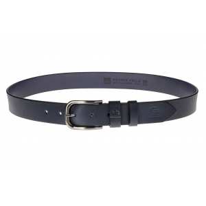 Кожаный ремень Grande Pelle Casual, синий