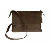 Сумка Мессенджер, шоколад, 27х39 см.