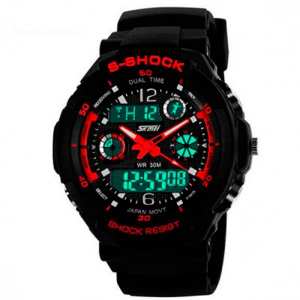Мужские часы Skmei S-Shock Red 0931R