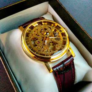 Годинник Winner Gold Brown