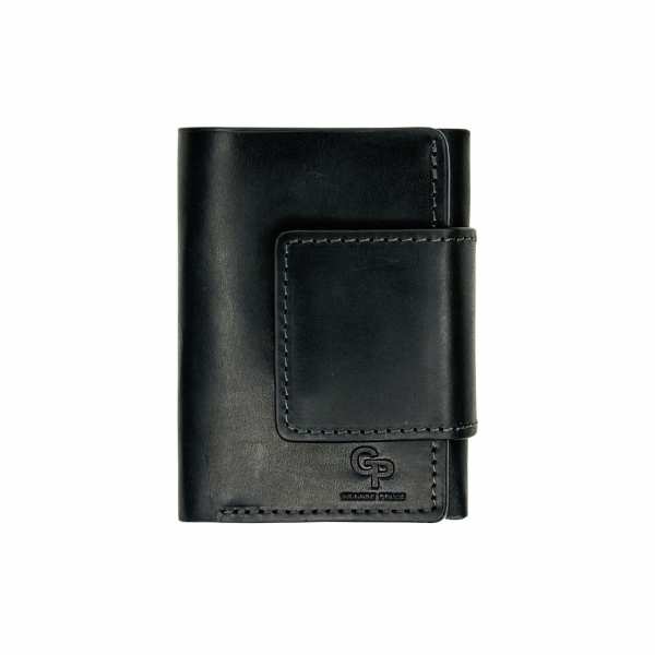 Портмоне, матова шкіра, чорний