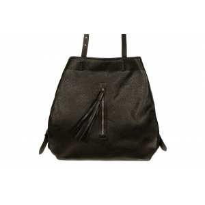 Рюкзак-сумка трансформер женский, черный, 45х42 см.