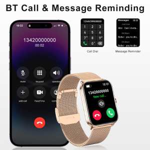 Смарт годинники Smart Eva Gold, 2 ремінці