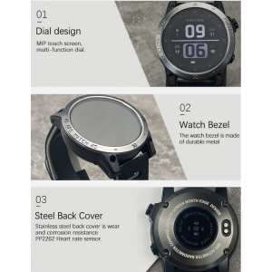 Умные часы North Edge CrossFit GPS Black с компасом