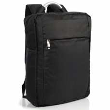 Текстильный черный мужской рюкзак для ноутбука Tiding Bag BPT01-CV-086A