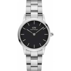 Годинник Daniel Wellington DW00100204 Iconic Link 36mm Silver Black