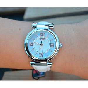 Женские часы Skmei Elegant White 9075