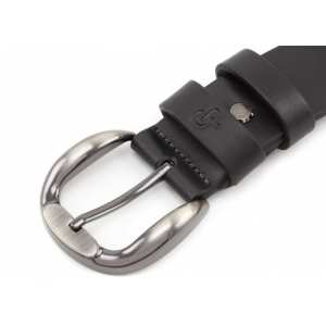 Шкіряний ремінь, чорний