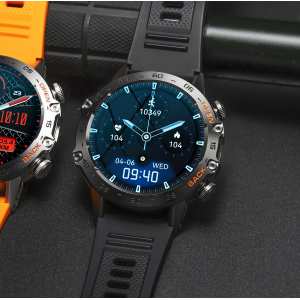 Смарт годинник Smart Delta K52 Black Rubber + металевий ремінець