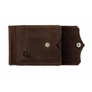 Зажим на кнопке, шоколад