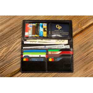 Портмоне Uccello, чорний (глянець)