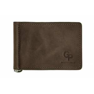 Зажим Grande Pelle Onda, шоколад