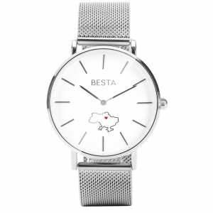 Женские часы Besta Love UA Silver