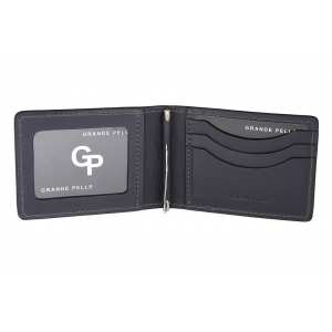 Затискач-портмоне, синій