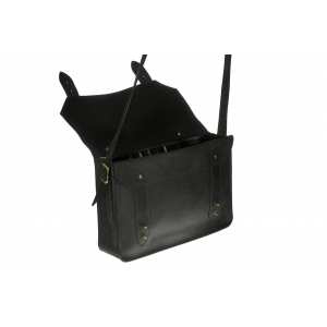 Портфель, чорний, 28х36 см.