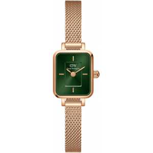 Часы Daniel Wellington Quadro Mini Melrose Rose Gold Emerald DW00100648