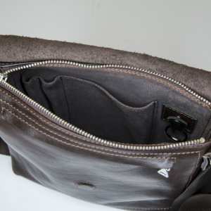 Сумка-Месенджер Grande Pelle, шоколад