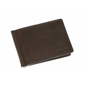 Зажим-портмоне, шоколад