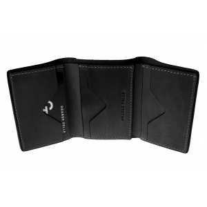 Портмоне, матова шкіра, чорний