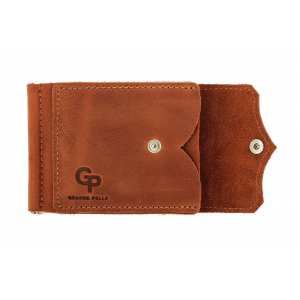 Зажим на кнопке, терракота