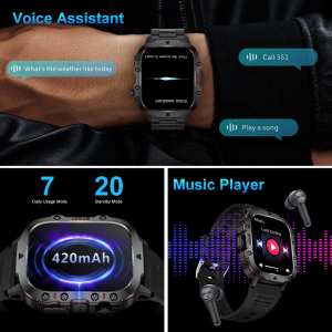 Смарт часы Smart Expert Nano Steel, 2 ремешка