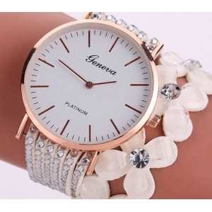 Женские часы Geneva Creative White