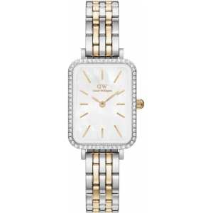 Часы Daniel Wellington Quadro Lumine Bezel 5-Link Two-Tone MOP DW00100671