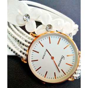 Женские часы Geneva Creative White