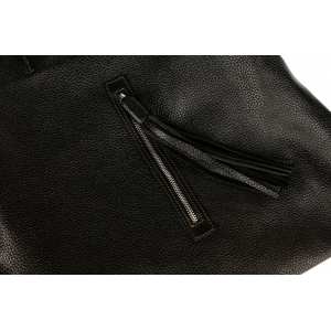 Рюкзак-сумка трансформер женский, черный, 45х42 см.