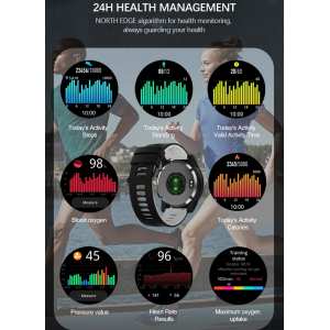 Умные часы North Edge CrossFit GPS Black с компасом