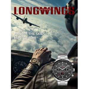 Чоловічий годинник North Edge Long Wings 5 Bar