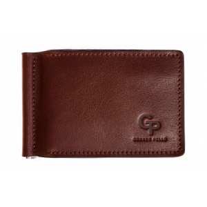 Зажим з  монетницею, коньяк