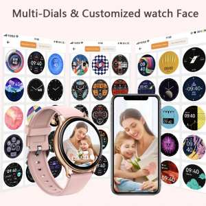 Смарт годинник Smart Melisia Gold Rubber + металевий браслет