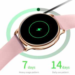 Смарт годинник Smart Melisia Gold Rubber + металевий браслет