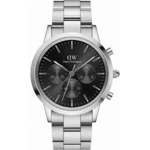 Годинник Daniel Wellington Iconic Chronograph Link Onyx S DW00100645