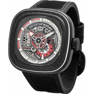 Годинник SEVENFRIDAY SF-PS3/02 "RUBY CARBON"