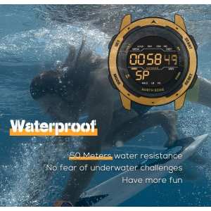 Часы North Edge MARS Pro Black 5BAR