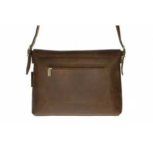 Сумка  Мессенджер мини, шоколад, 23х31 см.
