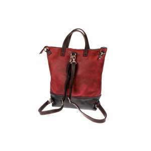 Рюкзак-сумка трансформер, синий и бордо