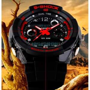 Мужские часы Skmei S-Shock Red 0931R