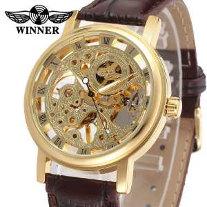 Годинник Winner Gold Brown