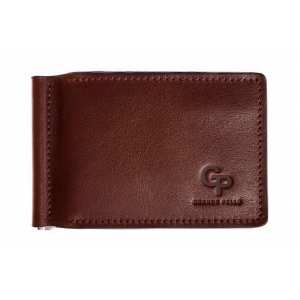 Зажим с монетницей, коньяк