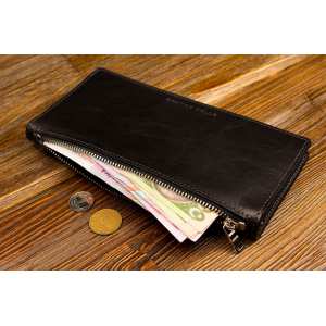 Портмоне Uccello, чорний (глянець)