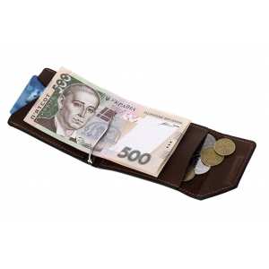 Зажим для купюр Soldi, шоколад