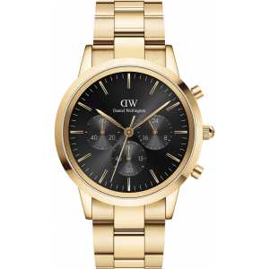 Годинник Daniel Wellington Iconic Chronograph Link Onyx G DW00100641