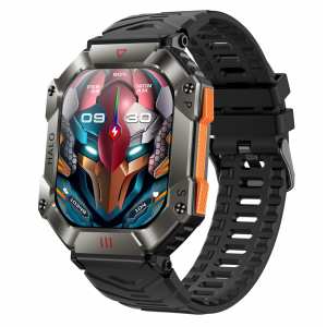 Тактичний смарт годинник Smart Racer K+ Black с компасом