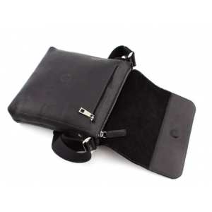 Сумка месенджер Grande Pelle, чорна