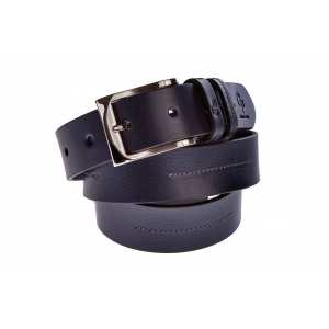 Шкіряний ремінь, синій